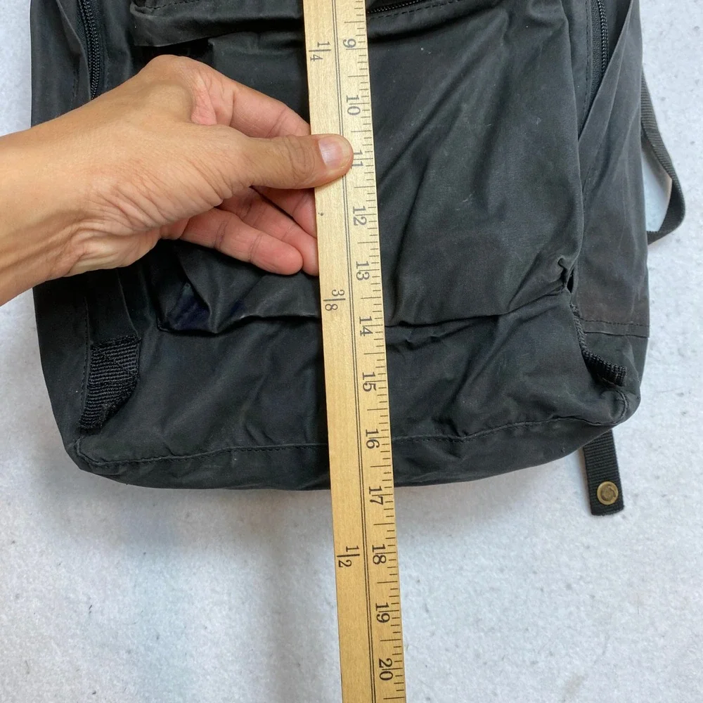 Fjallraven Backpack Unisex OS Black Kanken Classic Vinylon F Bag